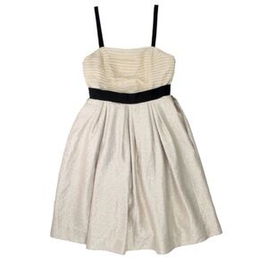 Orla Kiely Gold Lurex Strappy Dress